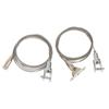 Stainless Steel Wire Rope Kit Easy Install Rust Free for Hanging Acrylic Sign Advertising Board Ceiling Gallery Display