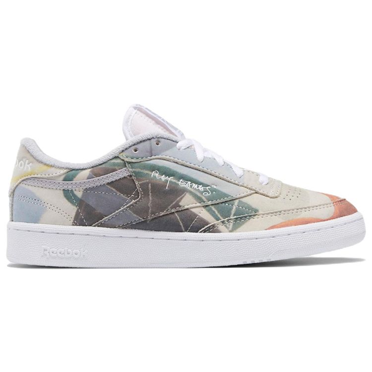 Кроссовки Eames Office x Reebok Club C 85 Compo Унисекс Мультиколор Обувь-Белый Холодно-Серый-2 GY1068