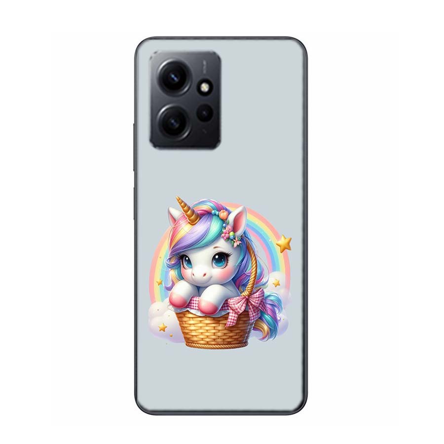 Милый Чехол для Телефона с Единорогом для Xiaomi Redmi 12 13C 14C 12C Note 14+ 13 Pro 5G Plus 10 10A 10C 9 9A 9C 9T 8 8A K70 Pro Прозрачный T