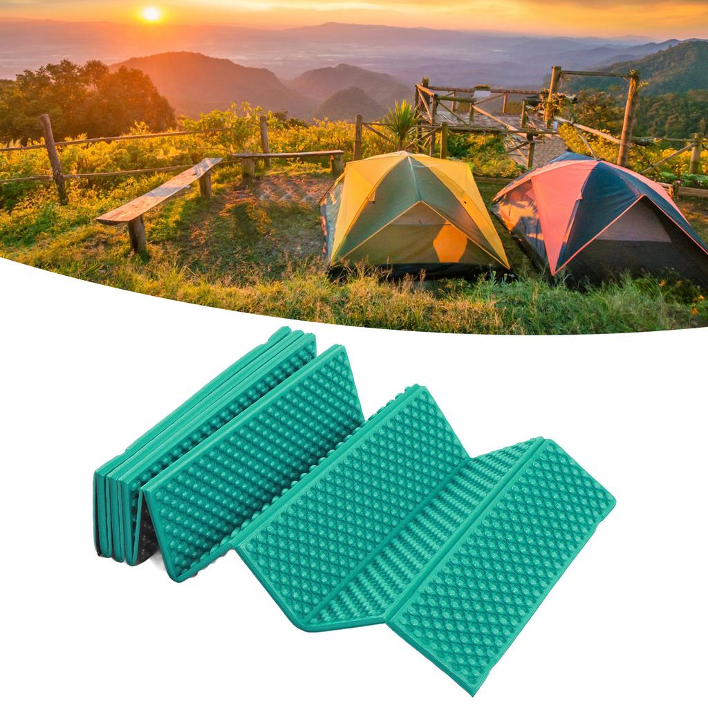 Double Egg Crate ing Pad Foldable Thickened Foam Mat for Outdoor Camping 186x57CM