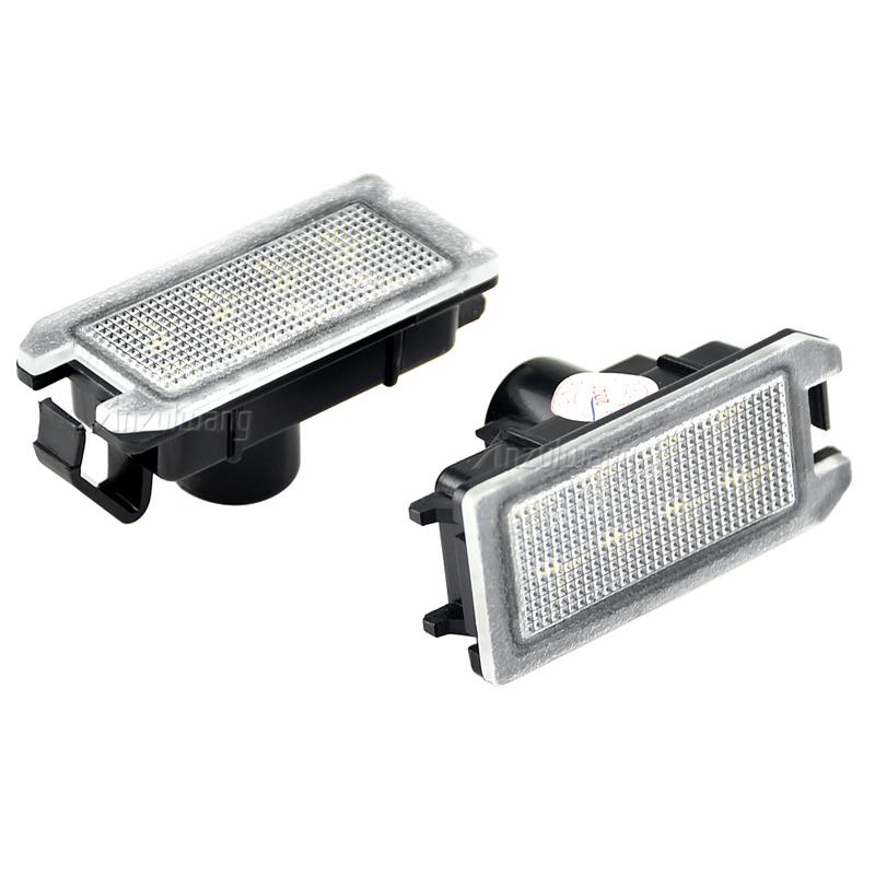 2 светодиодных фонаря Canbus для номерного знака для 14-20 Jeep Grand Cherokee WK2 14-17 Compass Patriot 2015-2017 Dodge Viper 13-17
