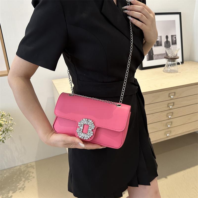 Модная сумка-мессенджер, красивая однотонная маленькая квадратная сумка, в этом году популярная сумка 2024 года, новая простая повседневная сумка через плечо