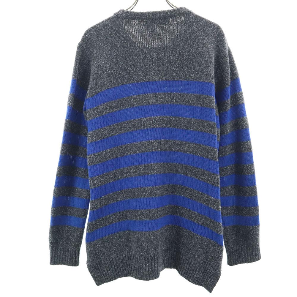 Nonnative Вязаная куртка с узором в полоску серая Мужская Б/У