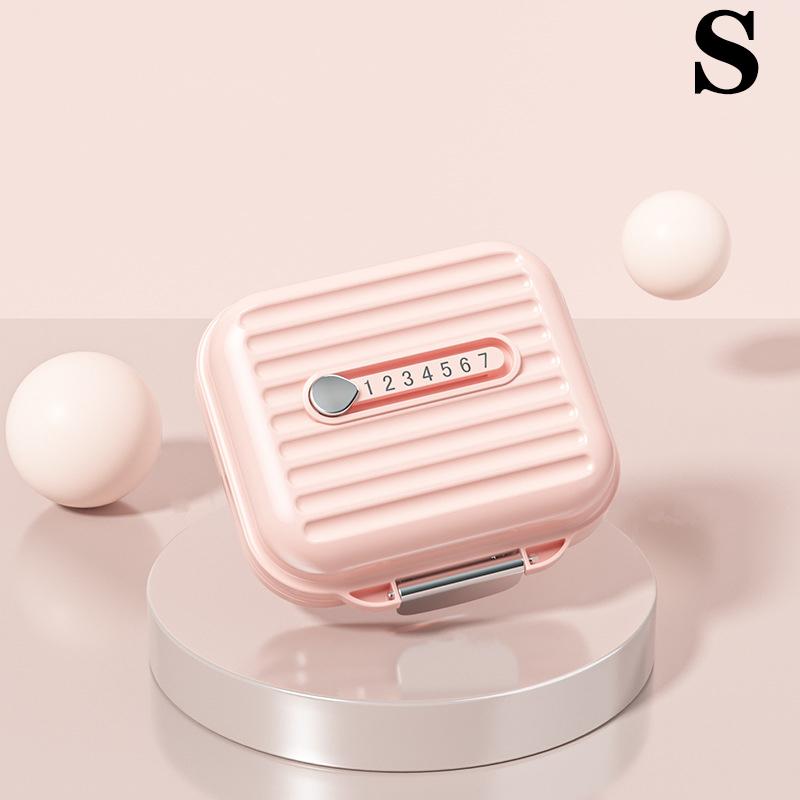 7-Day Pill Organizer - Portable Travel Pill Box with Daily Compartments for Medication/Vitamins