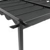Garden Pavilion with Retractable Roof Anthracite 3x6 m Aluminum