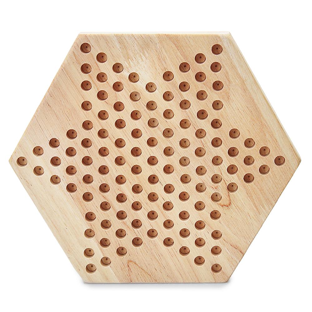 Портативный игровой набор в китайские шашки, резиновое дерево, китайские шашки, классическая китайская стратегическая настольная игра