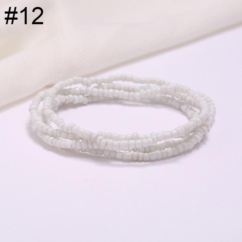 Women Fashion Waist Chain Rice Bead Waist Chain Beach Chain Body Jewelry Belly Chain