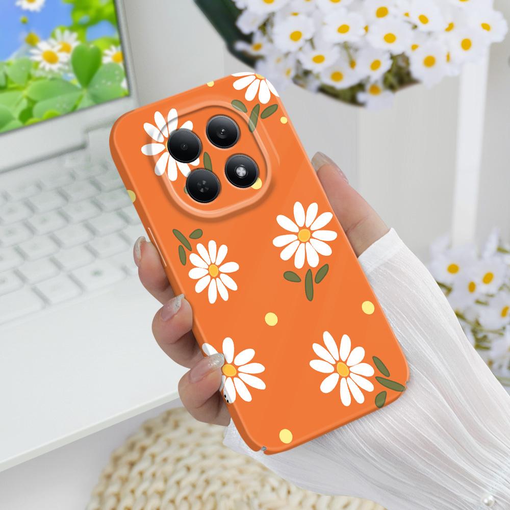 Чехол для телефона «Блуждающие ромашки» для Xiaomi Redmi Note 15 14 13 12 11 Pro Plus 12S 11S 14C 13C 4G 5G Пленка Жесткая Крышка
