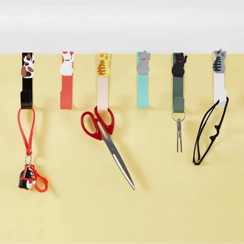 1 шт. Крючок на заднюю сторону дверцы шкафа, без сверления, для ванной комнаты, многофункциональный крючок для хранения, крючок для халата для ящика