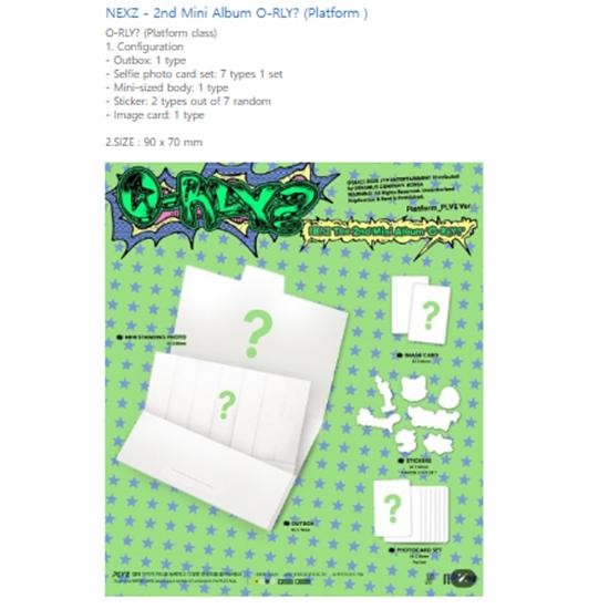 NEXZ - 2nd Mini Album O-RLY? (Platform )- Release Date 2025-04-28