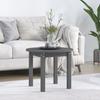 VidaXL Coffee Table Grey Ø 55x45 Cm Solid Pine Wood 822329