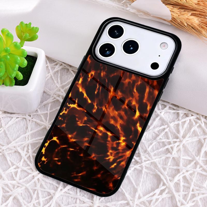 Ударопрочный чехол для телефона с узором «черепаховый панцирь» для iPhone 17 Air 16e 15 11 12 14 13 Pro Max Cover Coque