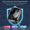 Baseus FM-передатчик Автомобильное быстрое зарядное устройство для телефона Bluetooth 5.0 Автомобильный комплект Аудио MP3-плеер 5A Быстрая зарядка Зарядное устройство FM-модулятор