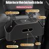 3 In 1 Car Seat Back Cup Holder Storage Box Tissue Box With Hook Auto Backseat Organizer Car Phone Holder For Auto Interior