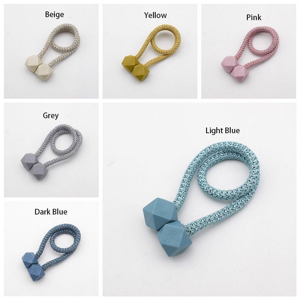 Thickened Magic Cube Buckle No Punching Magic Cube Curtain Tie Curtain Holdback Rope Home Decor