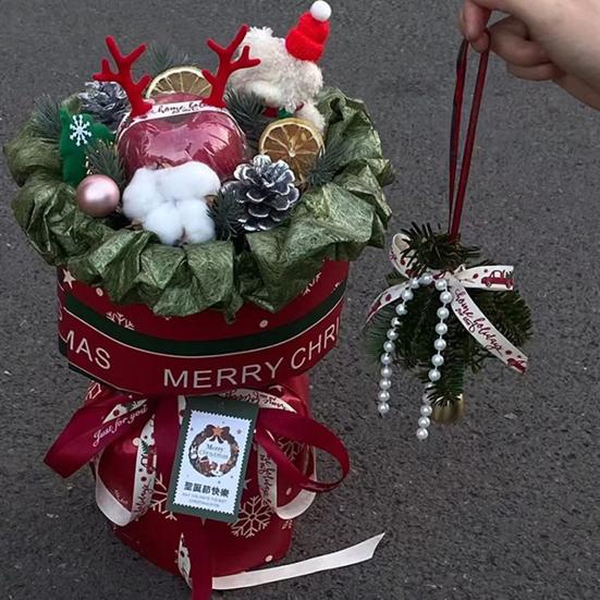 20 Sheets Christmas Wrapping Paper 22" X 22" Holiday Gift Wrap with Christmas Tree Snowflake Pattern for Party DIY Crafts Presents