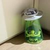 1Pcs Student Transparent Large Capacity Stationery Bag New Japanese Ufo Pencil Case Funny Doll Storage Bag Gift