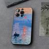 Claude Monet Impressionist Art Phone Case Funda For Iphone 13 17 16 11 15ProMax 14 12 Pro Xs Max Mini Xr X 7 8 6 6s Plus Covers