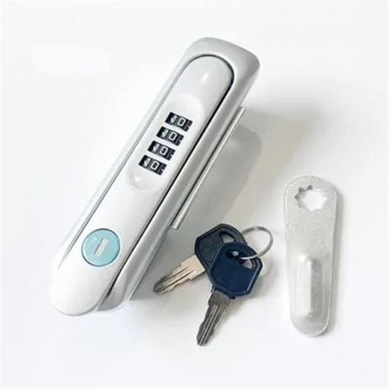 Пароль блокировки зарядного устройства, зарядного устройства, сетевого электрического шкафа управления, инструментов, ручки оборудования, пароль блокировки 1 шт.(Серебряный)