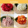 Single Simulated Hydrangea Flower With Leaf Home Wedding Hall Prop Decoration
