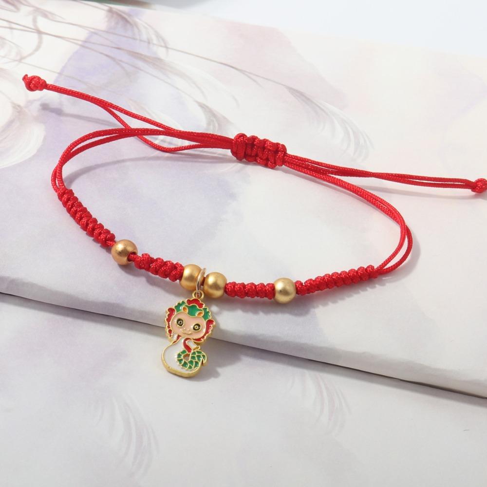 New Year Snake Year Bracelet Hand Rope Fortune Bracelet Unique Lucky Red Rope Decoration