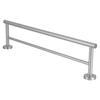 Stainless Steel Brushed Double Towel Bars Wall Mounted Towel Rack Organizer for Bathroom
