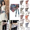 Multi-functional Cashew Flower Waist Wrap Multicolor Waist Seal Fashion Waist Decoration  Women