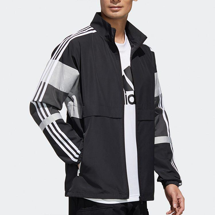 adidas Куртки Мужские Черные Стойка Умеренные Другие GL0402