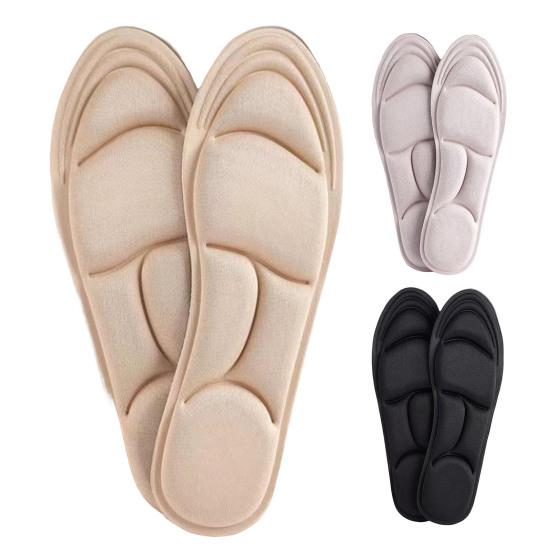5D Insoles for Shoes Breathable Running Sport Insoles Arch Support Plantar Fasciitis Shoe Pads Memory Foam Shoe Inserts for All Shoes