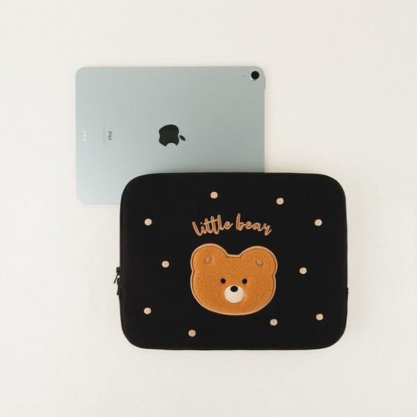 Embroidered Laptop Pouch Little Little, Little Bear