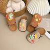 2025 Милые Мультяшные Детские Толстоподошвенные Сандалии Birkenstock с Син-тяном, Нескользящие Ретро Закрытые Тапочки для Мальчиков и Девочек