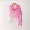 Tie-dyed Cotton Scarf Shawls Muslim Hijab For Women Crinkle Pleated Hijab Headscarf Wraps Femme Foulard Stoles Headband Bufanda