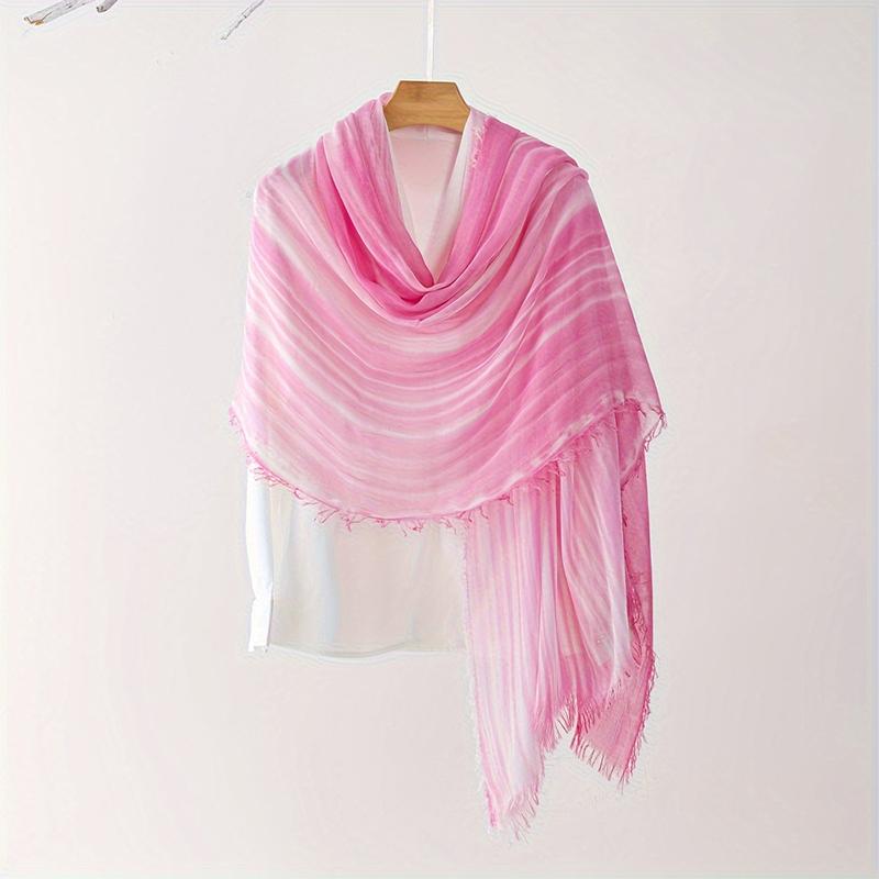 Tie-dyed Cotton Scarf Shawls Muslim Hijab For Women Crinkle Pleated Hijab Headscarf Wraps Femme Foulard Stoles Headband Bufanda