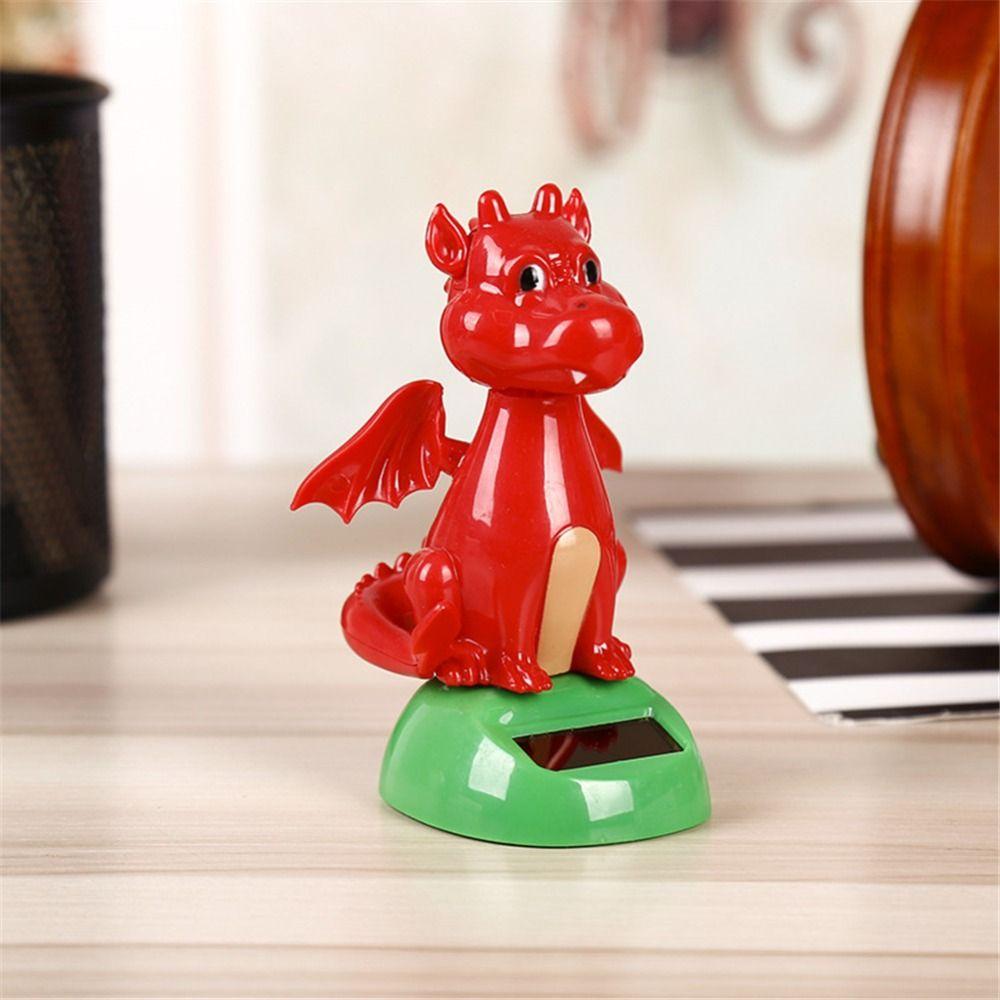 Toys Shaking Head Dinosaur Solar Dinosaur Figure Dinosaur Car Ornaments Car Dashboard Decor