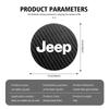 CZY2 2PCS Car Cup Slot Non-Slip Mat Auto Accessories For Jeep Grand Cherokee Wrangler JK Gladiator Compass Renegade Patriot Liberty