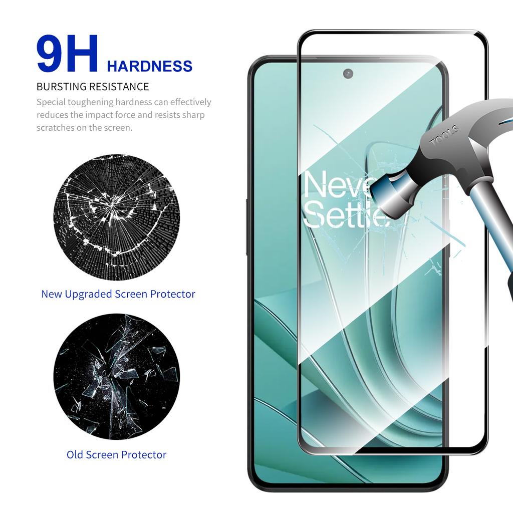 ENKAY HAT PRINCE 10 шт. для OnePlus Nord 3 5G/Ace 2V Защитная пленка для экрана Шелкография 0,26 мм 9H 2.5D Высокоалюминиево-силиконовое стекло