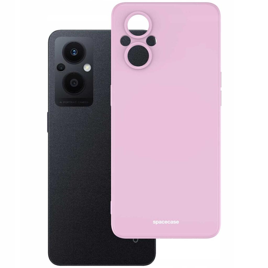 Силиконовый чехол Sc для Oppo Reno 7 Lite Сиреневый