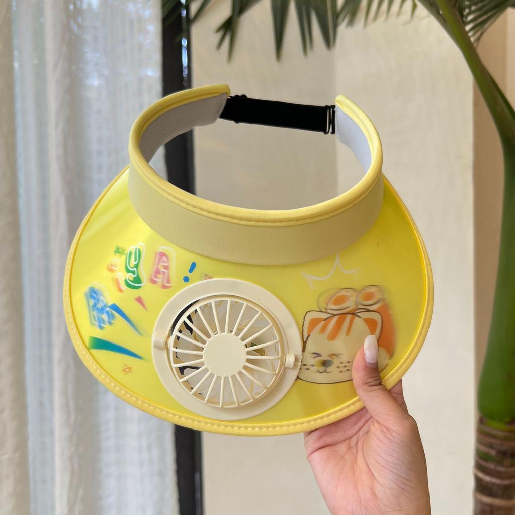 New Summer Fan Hat Adult Sun Hat Outdoor Leisure Sports Sun Protection Top Hat