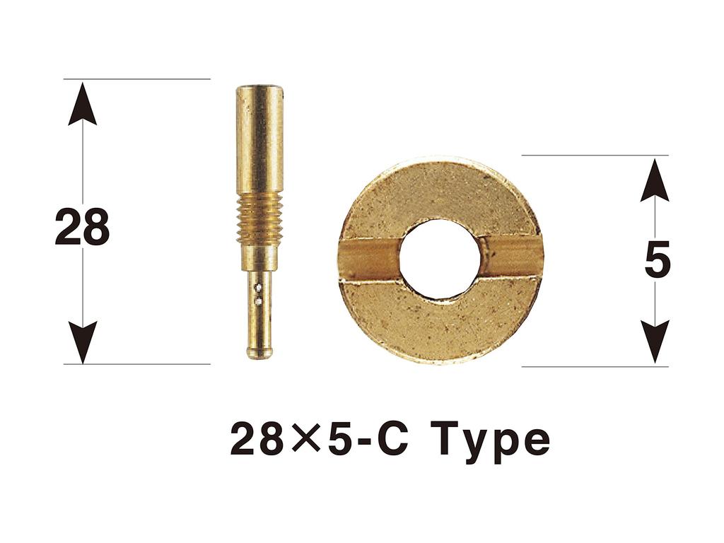 POSHFAITH Мотоциклетные принадлежности Pilot Jet 3 Негабаритный набор Pilot Jet (28X5-С) [Совместимо с] Live DIO-ZX (1994-1996) | Мечта 50 | Давайте/2 | ZZ (-