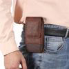 Universal Leather Men Waist Bag Mobile Phone Belt Clip Case Phone Holster Pouch