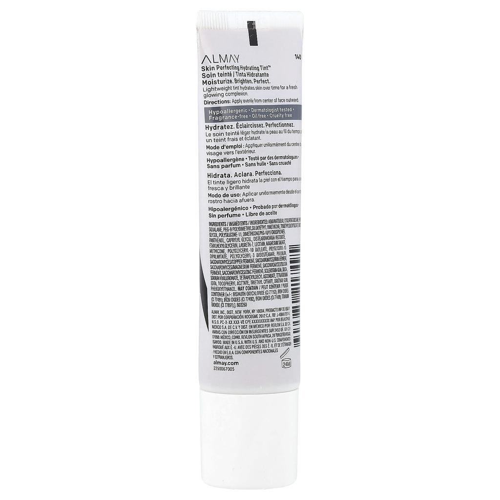 Almay Skin Perfecting Hydrating Tint™, 140 Tan, 28 Ml (0.94 Fl Oz)