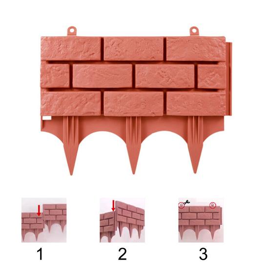Садовый забор, гибкие атмосферостойкие пластиковые панели для ландшафтных дорожек, садовый забор для двора