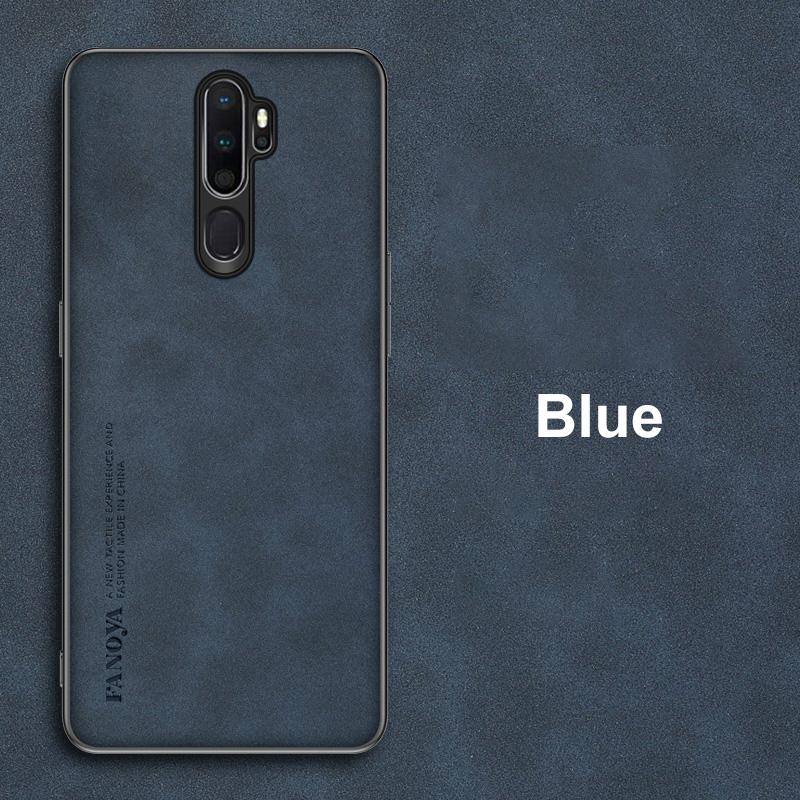 Роскошный чехол из искусственной кожи для OPPO A5 A9 2020, деловой матовый силиконовый защитный чехол для телефона OPPO A5 2020 A11 A11X Coque