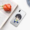 Бесплатный аниме чехол для телефона iPhone 15 14 13 12 11 Pro Max Mini X Xs XR 6 7 8 Plus SE 2020 Прозрачный чехол