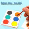 Children's 6-Color Solid Watercolor Gouache Set