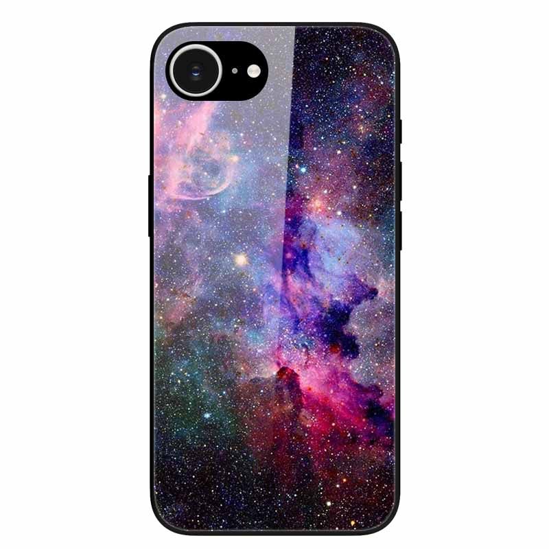 Tempered Glass Phone Cases For iPhone 16e 2025 Case Silicon Bumper Hard PC Back Cover Shell for iPhone SE (2025) / for iPhone16e