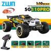 AAYB1 SG110 PRO 1:10 Радиоуправляемая Машина 2.4G 4WD Высокоскоростная С Светом Большой Электрический Пульт Дистанционного Управления Гусеничный 4x4 Внедорожник Игрушка Для Ребенка Подарок