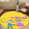 Friendship Laughter Arnold Round mat, Anti-slip Circle Carpet Chair rug For livingroom,Bedroom, doormat home decor Gift Christmas Gifts