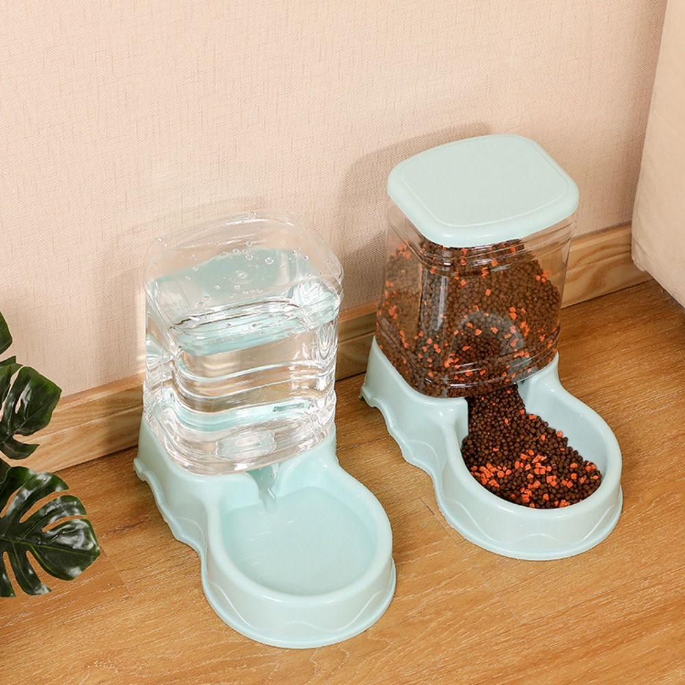 Automatic Pet Supplies Cat Feeding Corner Dog Bowl Pet Feeder Drinking Bowl Dog Food Dispenser