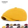 British Retro Newsboy Cap: Octagonal Beret for Men & Women, Spring/Summer Casual Painter Duckbill Hat